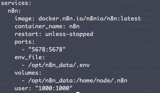 Docker Compose configuration